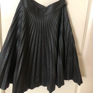 Karen Mullen Faux Leather Skirt